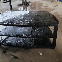 Black Glass Coffee Table