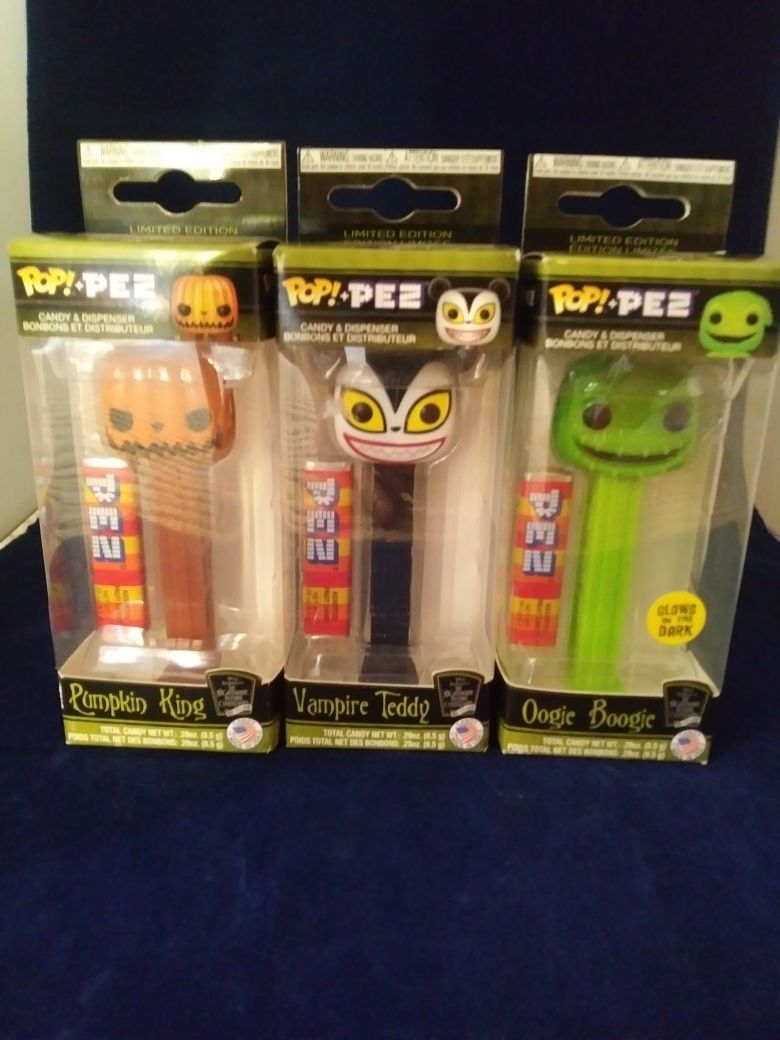 Funk PEZ Nightmare Before Christmas Set of 3