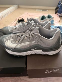 Nike Alpha Huarache Elite 4 Turf (Wolf Grey, Sz 12)