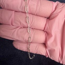 Italian Silver Anklet 