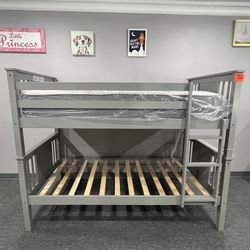 Twin Over Twin Bunk Bed 