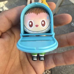 The monster almost hidden Labubu mailbox