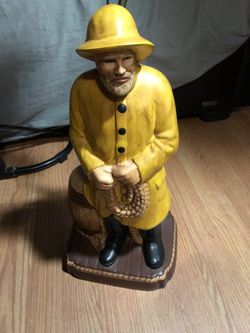 Vintage sea captain lamp