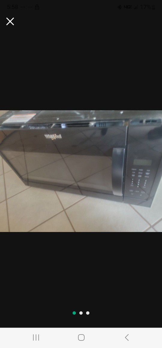 Over The Range Microwave 