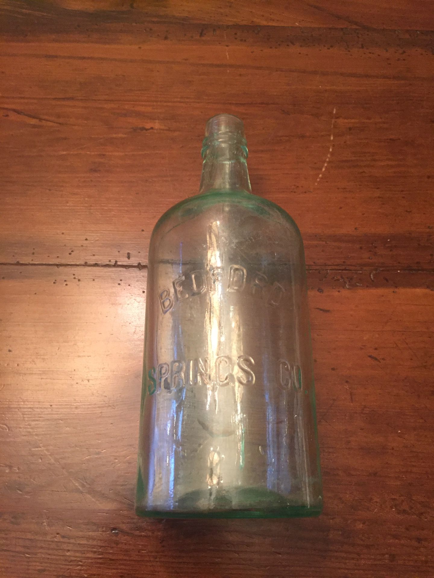Antique BEDFORD SPRINGS CO Mineral Water Bottle Bedford Springs, Pa.