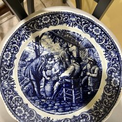 Belgium vintage Boch Frères La Louvière plate