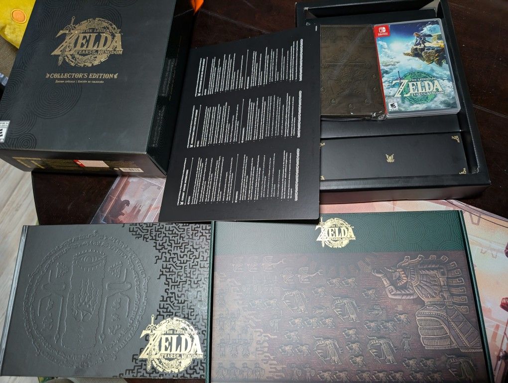 Zelda Tears of the Kingdom Collector's Edition CIB