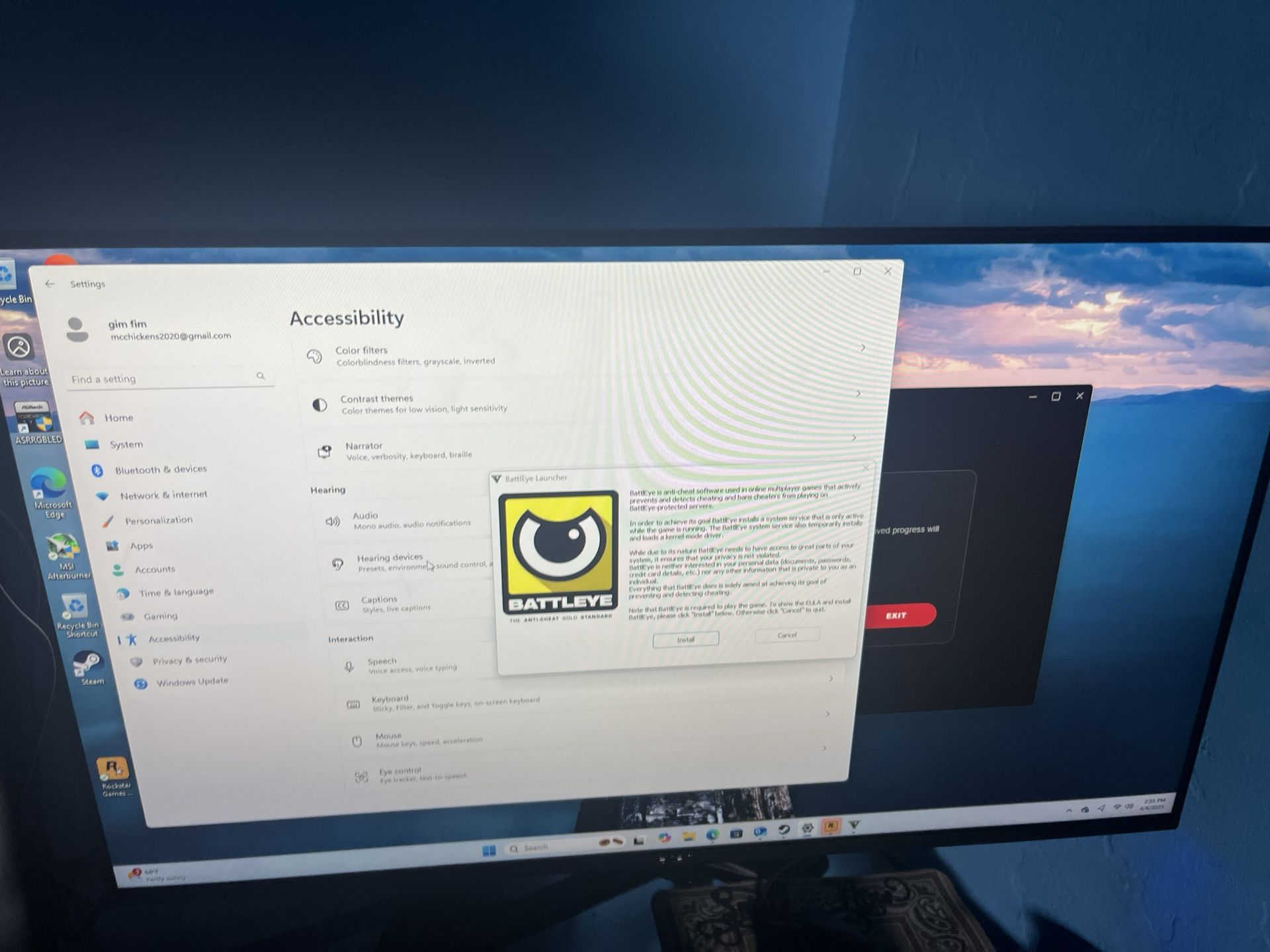 Acer Gaming Monitor 75Hz