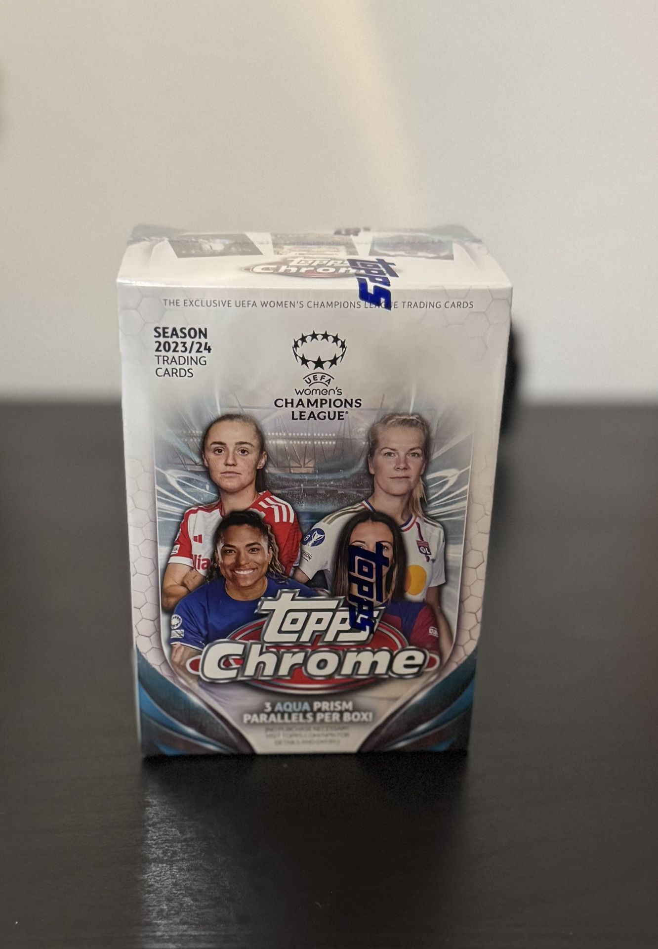 2023-24 Topps Chrome UEFA Women's Champions League Soccer Factory Sealed Blaster