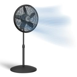 Lasko Elegance & Performance 18" 3-Speed Oscillating Pedestal Fan,