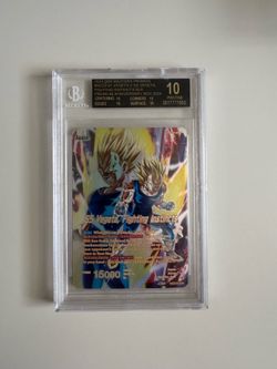 Dragon Ball Super SS Vegeta Fighting Instinct SLR BGS Black Label 10 LOW POP