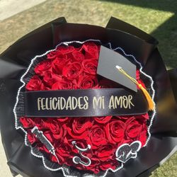 50 Rose Grad Bouquet