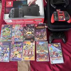 Nintendo Switch And Games Read Description 