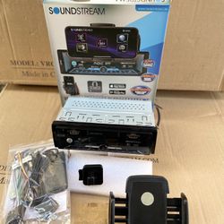 Brand new car stereo Bluetooth usb charging fast w/phone holder