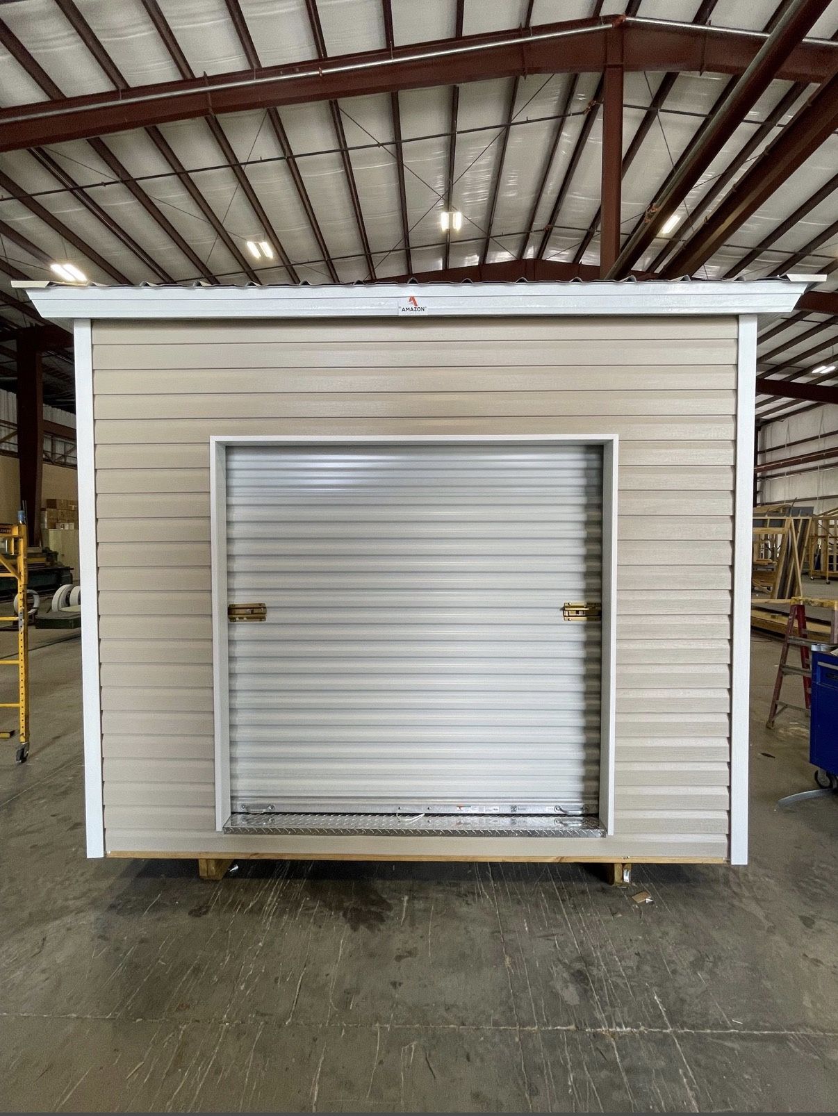 10x12 Montero Shed (Wicker/ White/ Light Stone)