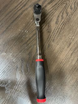 Snap-on Tools NEW RED 3/8" Soft Grip Long Multi-Position Ratchet FHL80MP