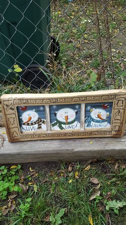 Live love and laugh plaque