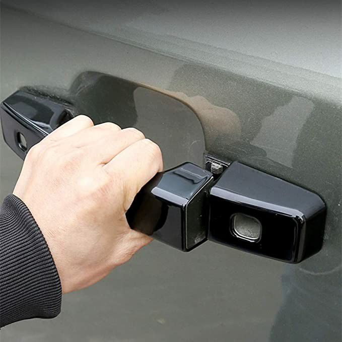 Door Handle Trim for Land Rover Defender 110 2020 2021 Cover Sticker; Door Handle Protection Cap