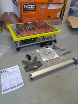 RYOBI 4.8 Amp 7 in. Blade Corded Tabletop Wet Tile Saw