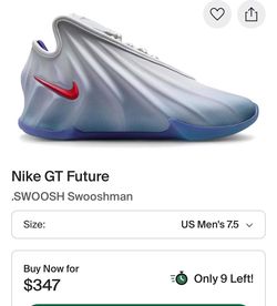 Nike GT future (swooshman)  size 8