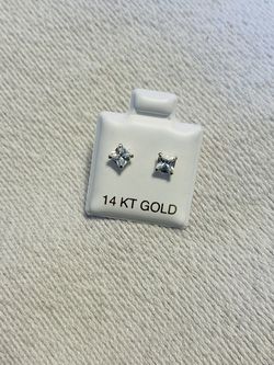 Gold Cubic Zirconia Earrings