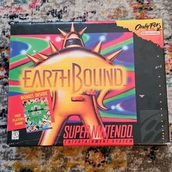 Earthbound Game, Box, Guide Super Nintendo 