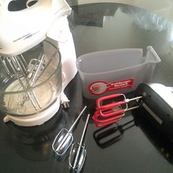 2ct. Hamilton Beach Mixers W/Accessories 