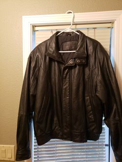 Leather jacket