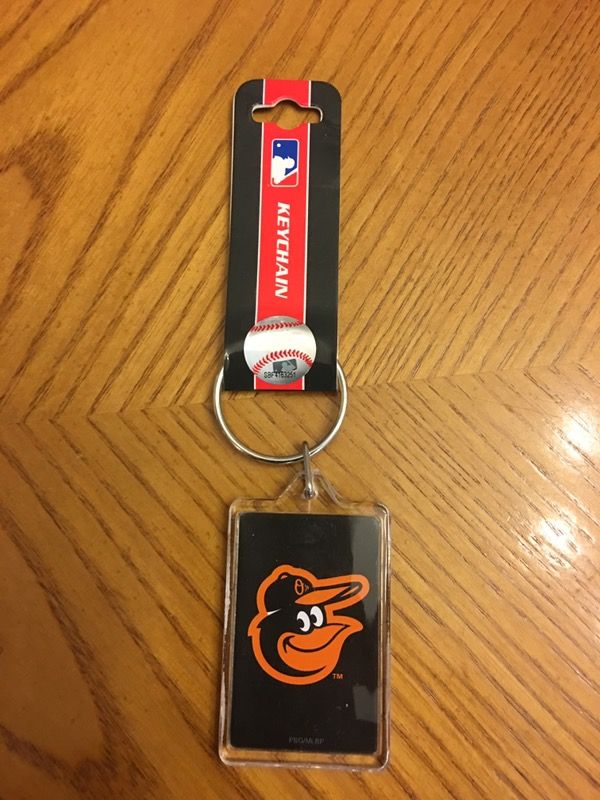 Baltimore orioles keychain