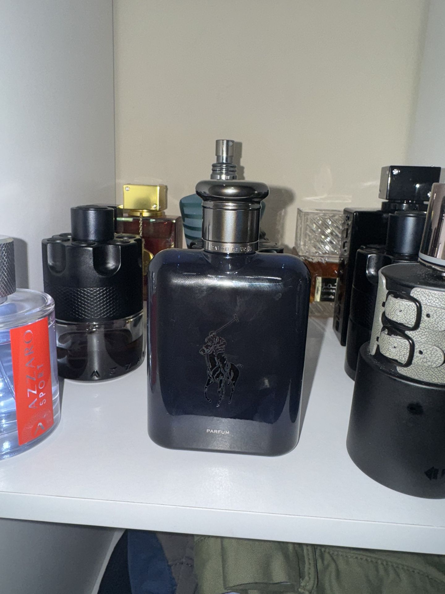 Ralph Lauren Polo Blue Parfum New 99% Full Sprayed It Twice