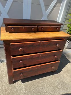 Restored Antique Dresser with Hankie Drawers