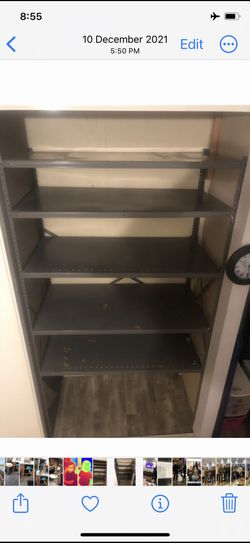 Metal shelf 87 x 48 x 24