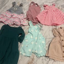 OshKosh and More Baby Girl Clothing Bundle 12 months 