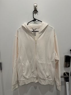 All In Motion White Zipper Hoodie