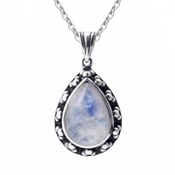 925 sterling silver Moonstone pendant [PEN38