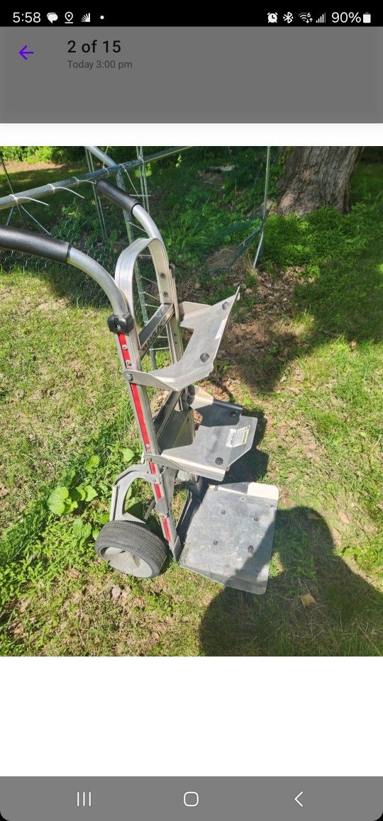 Magliner Water Hand Truck Dolly Extra Attachments Used