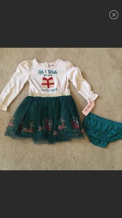 NWT tutu dress 2 pcs set size 24m