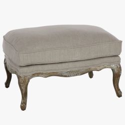 Beige Ottoman Cushion Top ( Removable Cover ) 