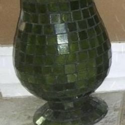 3 Piece Green Vase  Set 