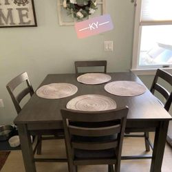 Brand New Counter Height Dining Table and Bar Stools (set of 5)✓ İn Stock!!