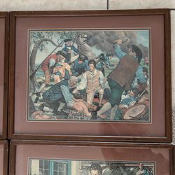 Robert Thom medical prints and wood frames