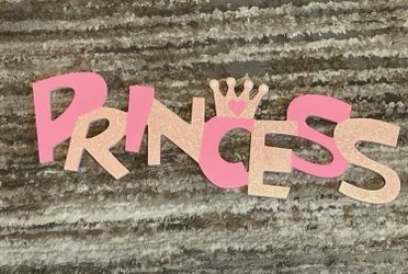 Pink "Princess" Sign