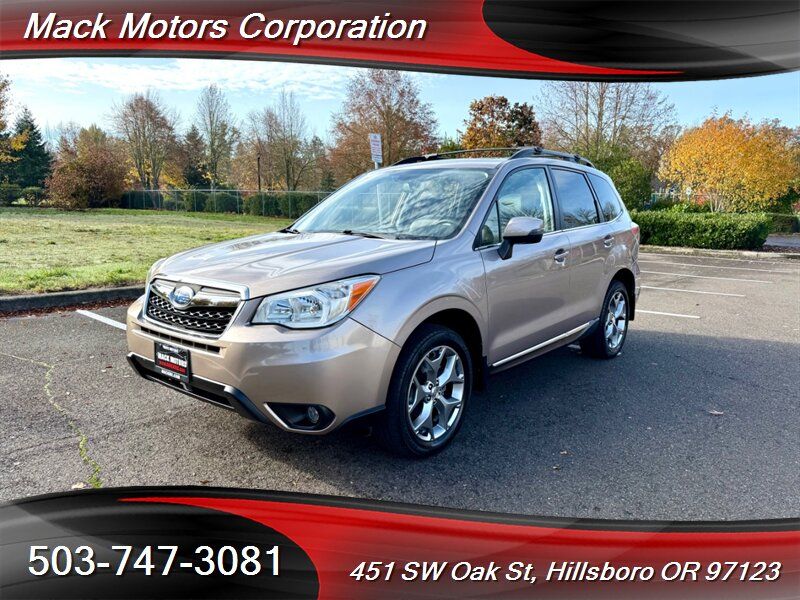 2016 Subaru Forester 2.5i Touring Pano Roof Leather Heated Seats Navi