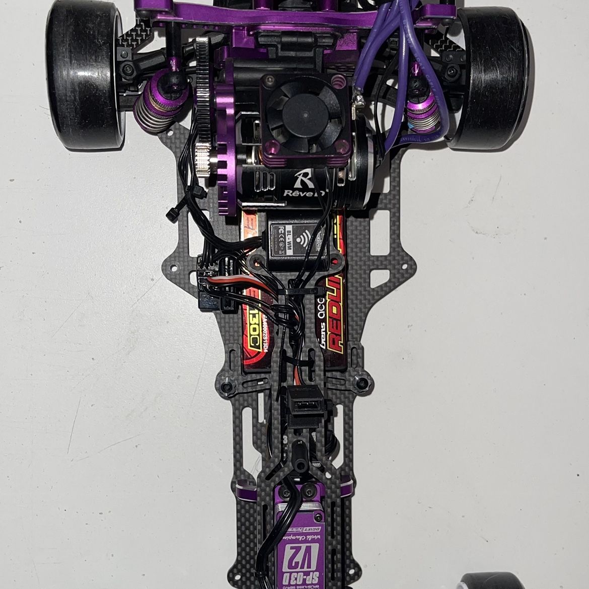 Yokomo YD2-ZX Purple Special Edition Full Options RTR RWD