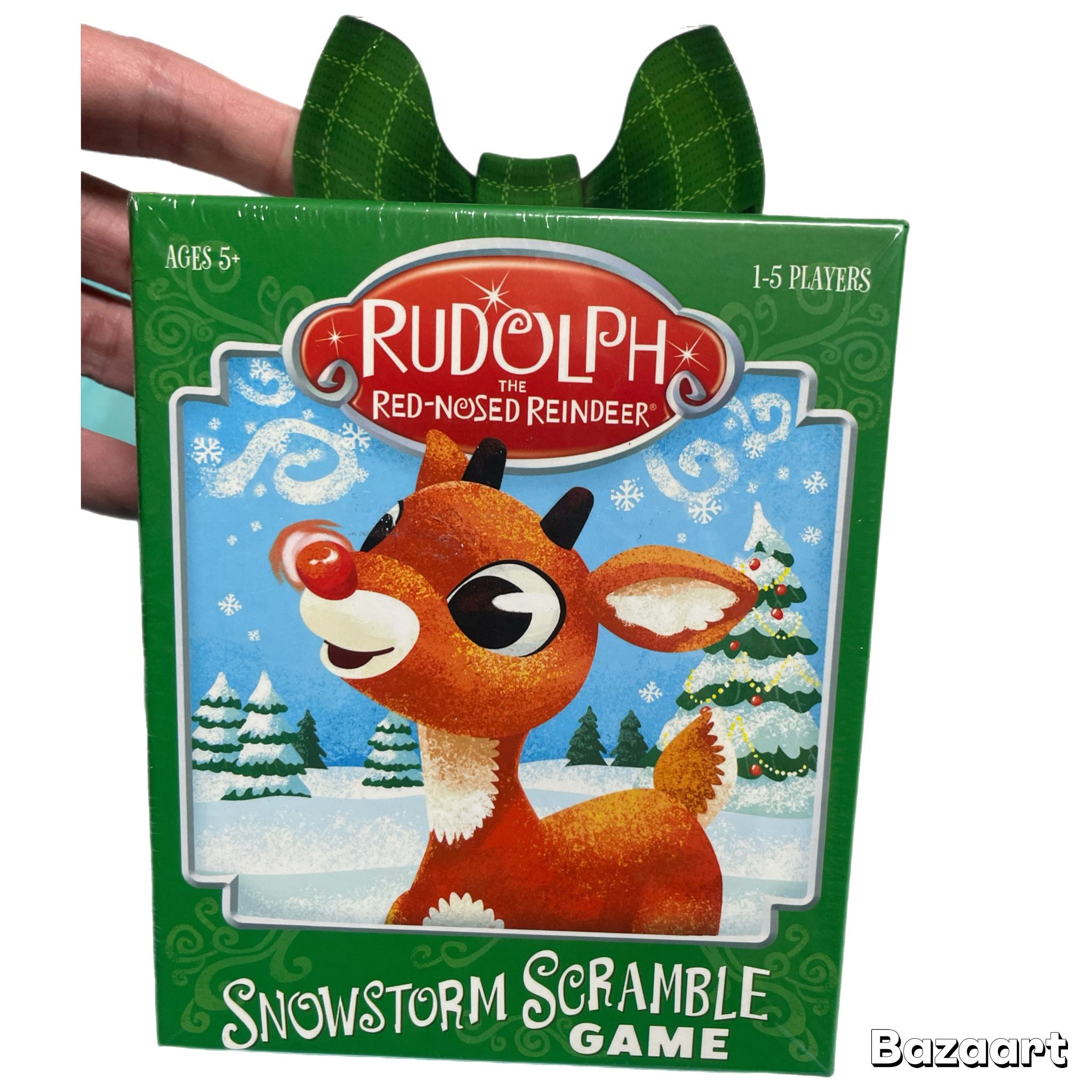 Funko Rudolph The Red-Nosed Reindeer Snowstorm Scramble Game New