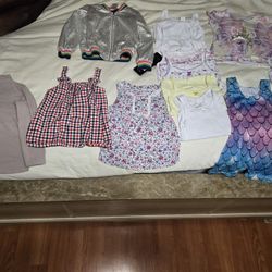 Lot Of Girls Size 5 Tops - Jacket, Shirts & Leotards