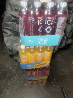 Sparkling Ice  Drinks. 12pks $5.