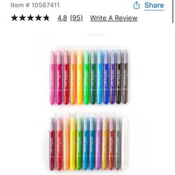 New Silky Crayons By Creatology, 24 Pack Crafts