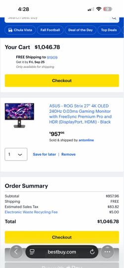 ASUS - ROG Strix 27" 4K OLED 240Hz 0.03ms. monitor
