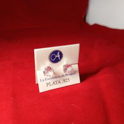 925 Sterling Silver 7mm Cubic Zirconia Stud